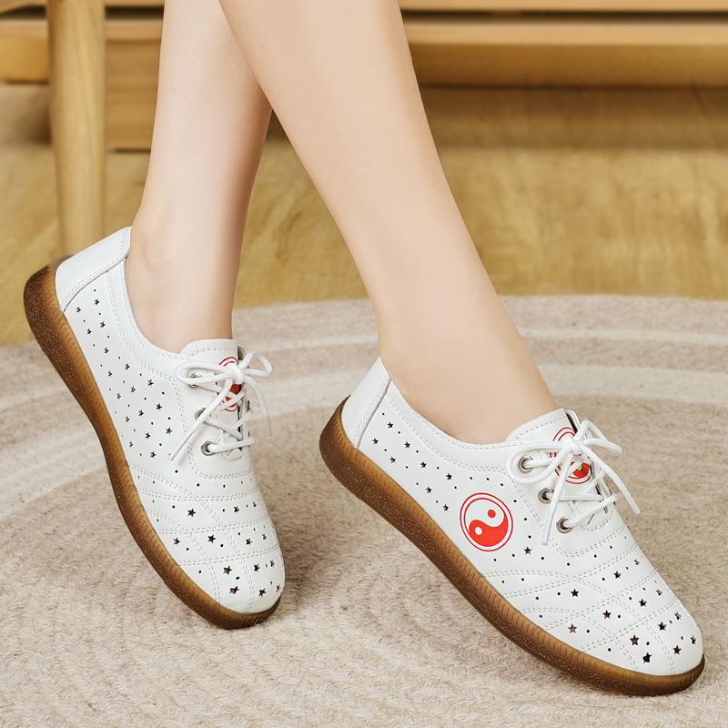 2025 New Spring and Autumn Soft Sole Soft Surface Spring and Autumn Fashion Sports Versatile Breathable Tendon Sole Non-Slip Sports Casual Shoes
