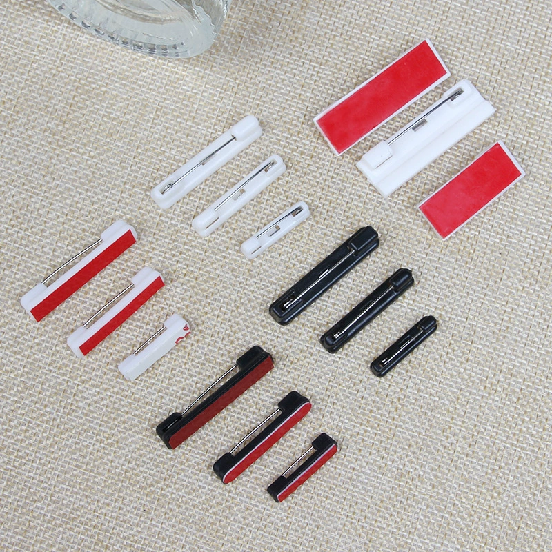 DIY ювелирные аксессуары 2,2 // 3,1/3,7 см пластиковая булавка Белый Черный с клейкой брошью оптовая цена