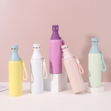 新款创意保龄球小口瓶可拆卸式304不锈钢保温杯户外便携运动水瓶