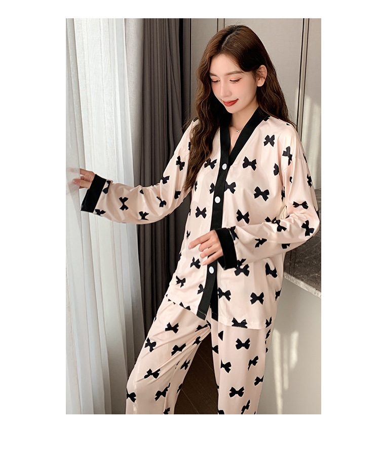 满花睡衣套装_12