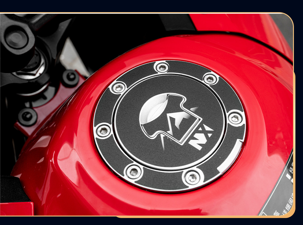 Suitable for Honda Nx500/Nx400 Anti-Slip Fuel Tank Stickers, Wear-Resistant Fishbone Stickers, Protective Film Modification Accessories