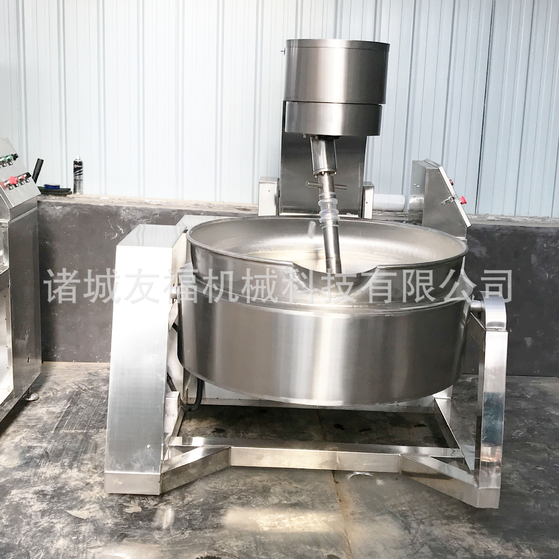 旋转式火锅底料炒锅 奶豆腐搅拌炒锅 全自动电加热行星搅拌锅