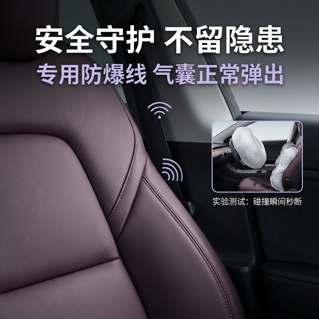 【Exclusive for Cross-Border Sales】Tesla New Model 3/YL Car Accessories Special Full-Coverage Seat Cushion and Seat Cover