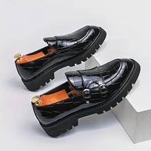 U 39004 Men's Chunky Sole Loafers Ӣ�׷繤װ�ָ�Ь �羳����