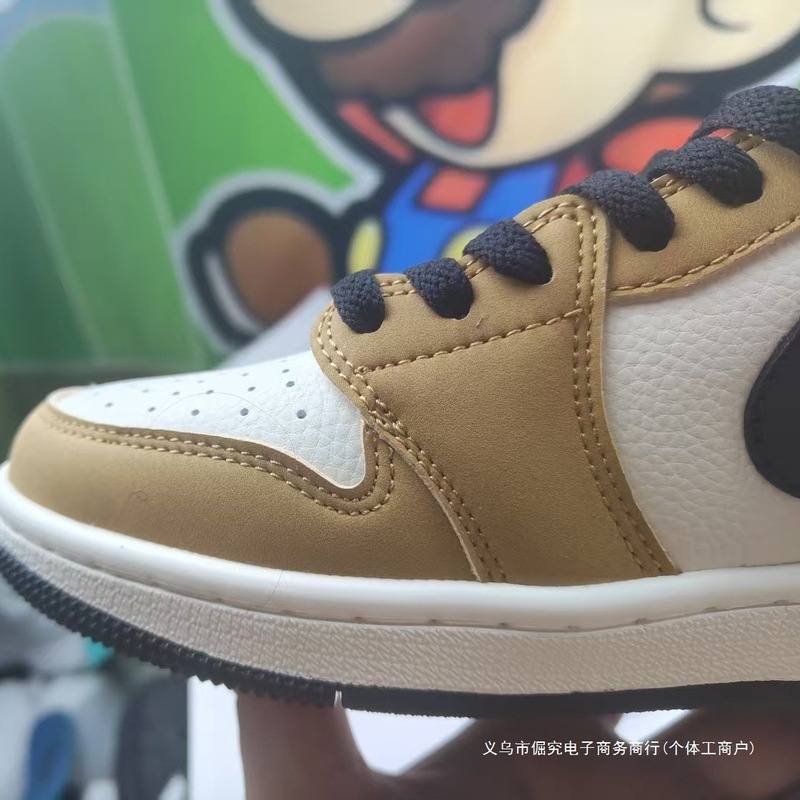 莆田純正原フルヘッドレザーエアクッションシューズ AJ1 紳士靴バスケットボールシューズ aj1 ロートップ女性スニーカースポーツシューズ|undefined
