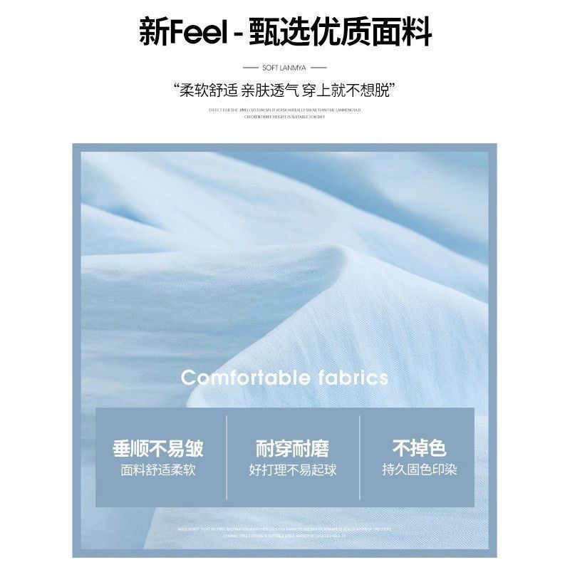 蓝色蓬蓬花苞裙女款高腰显瘦a字半身裙小个子防走光灯笼短裙厂家|undefined