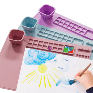 Silicone Painting Mat New Children's Painting Mat Children's Art Supplies Creative DIY Painting Mat Art Mat