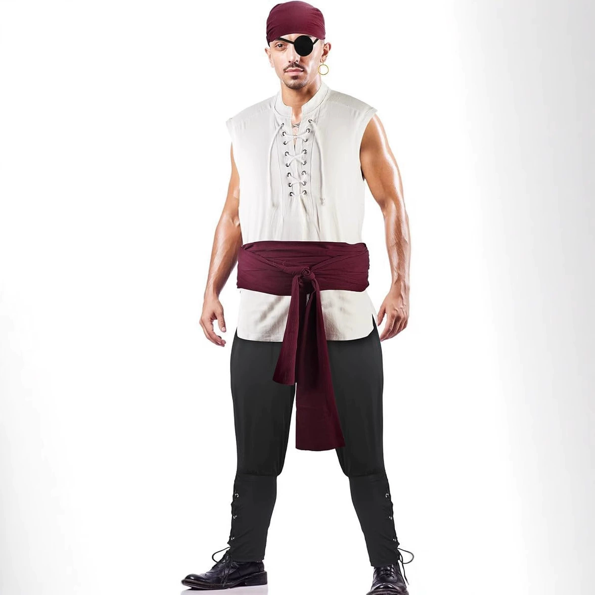Мужской комплект, рубашка, брюки, хэллоуин
