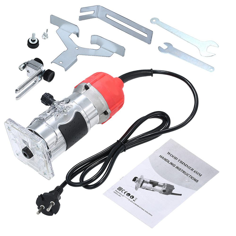 优质木工修边机木铣开槽机木工雕刻工具开孔机  木工好帮手全铜电