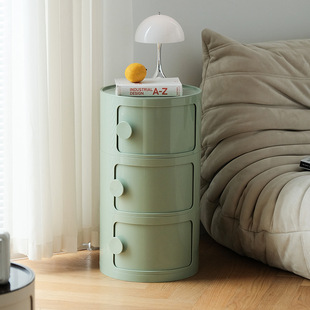 Second-Hand Bedside Table Small Design Children's Home Bedroom Extremely Narrow Side Storage Rack High-End Niche