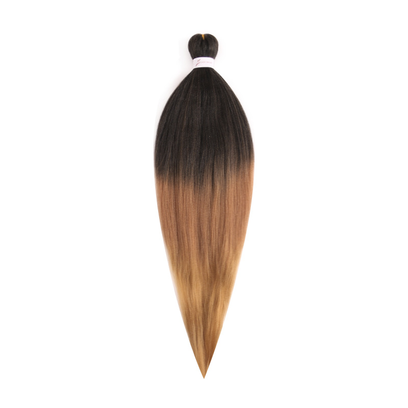EZ Trenza PVC ignífugo a baja temperatura fibra multicolor flojo gran ganchillo de trenza fábrica de cabello recto un cabello