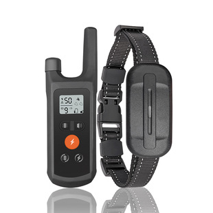 Cross-border remote control intelligent dog trainer vibration electric shock collar electronic collar dog pet supplies bark stop device New