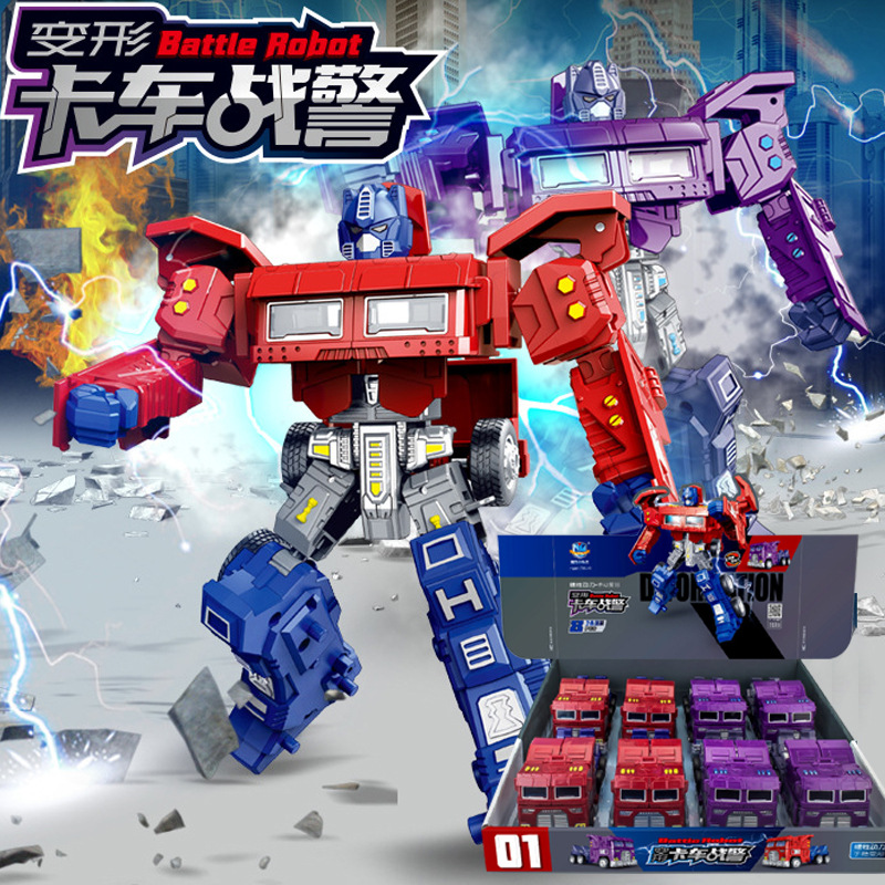 Bebé deformación robot inercial coche niño niña educativa coche de juguete para niños 2-3 años de edad 1 coche de juguete