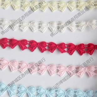 Wholesale in stock handmade DIY accessories Japanese version of water soluble mercerized cotton bow lace width 1cm