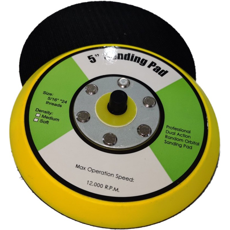 东莞厂家 直供 定制加工 气动抛光盘 5寸sandingpad底盘 拉绒托盘