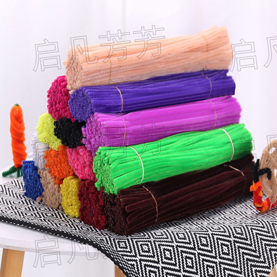Qifan Twist Stick Diameter 6mm Encrypted Twist Strip DIY Toy Macaron Color Encrypted Twist Stick Hair Root