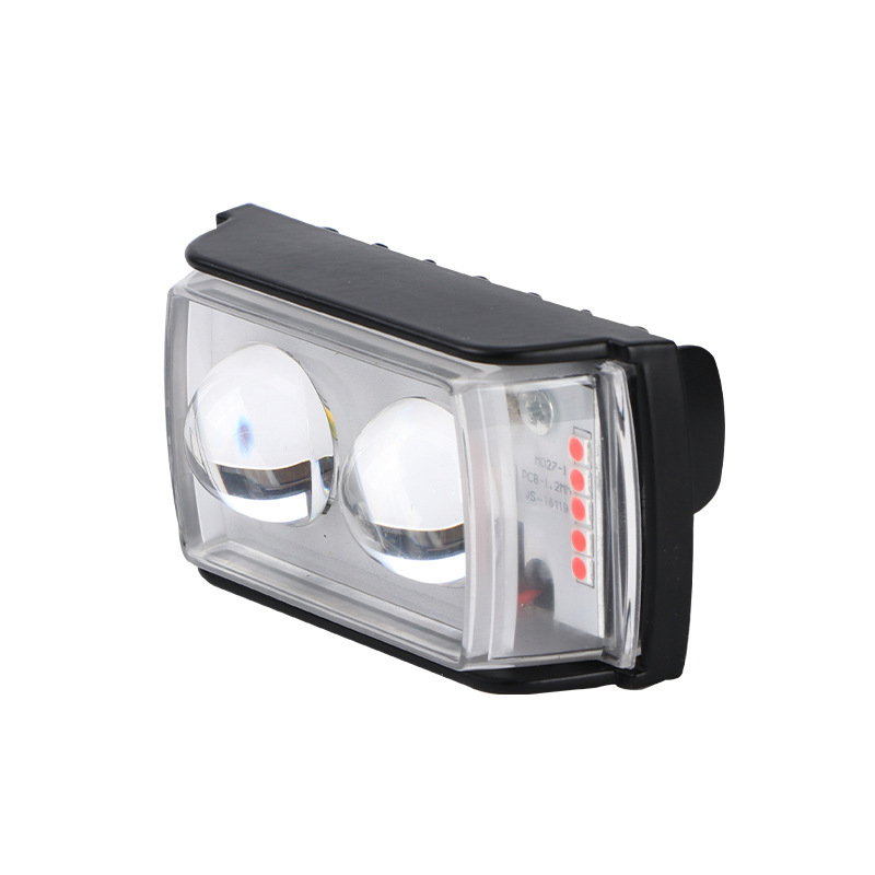Lámpara de luz corta de tres lados de motocicleta LED flash de explosión de luz intensa exterior de farol integrado de pavimentación de carretera para vehículo eléctrico image 6