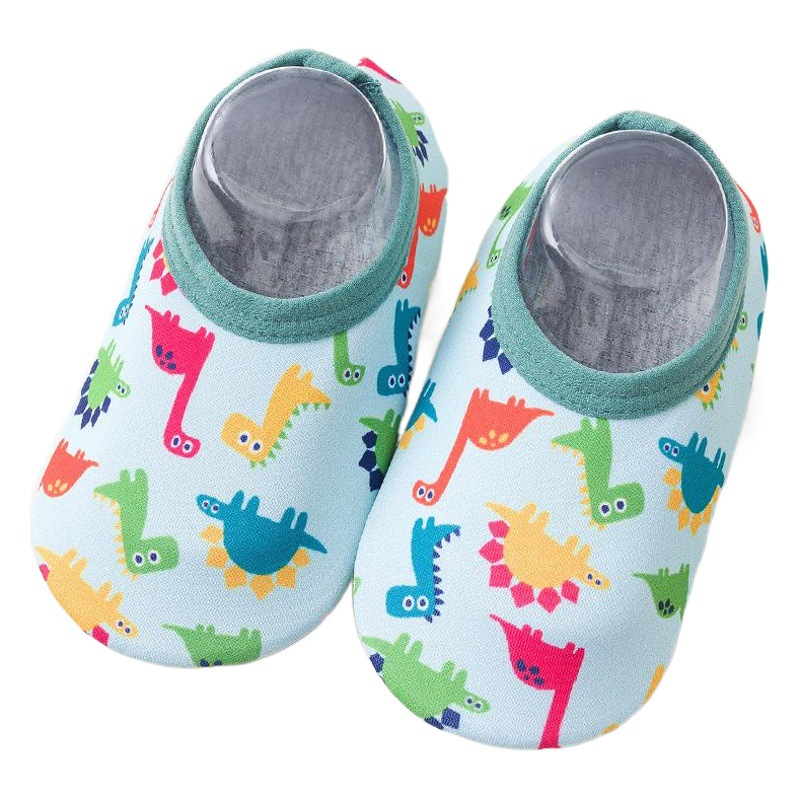 Zapatos antideslizantes para niños pequeños de primavera y verano, zapatos de suelo para bebés, zapatos de bebé de malla tipo A, calcetines para niños de tres años, calcetines de barco de nailon