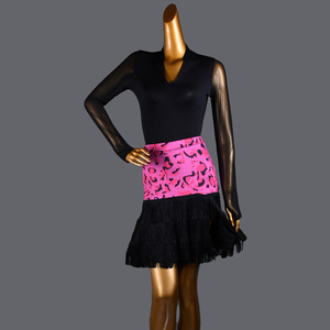 Latin dance skirt tassel skirts adults on the new professional uniforms full-skirted dress dance skirt