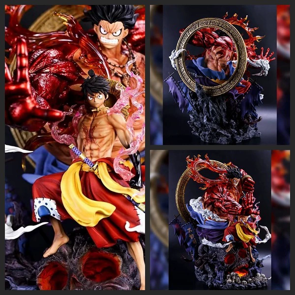 One Piece GK и король страны не сдвинется король Лuffy, статуя Лuffy Everbright качающийся ящик