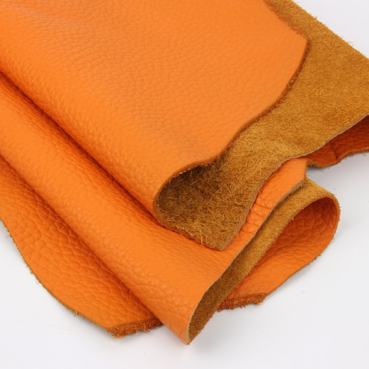 3.0毫米厚头层牛皮皮料皮革面料沙发坐垫凉席床垫蜜糖色皮料