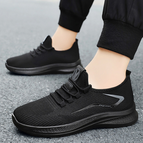 Men's shoes, cross-border best-selling shoes, spring casual running shoes, breathable PU sports shoes