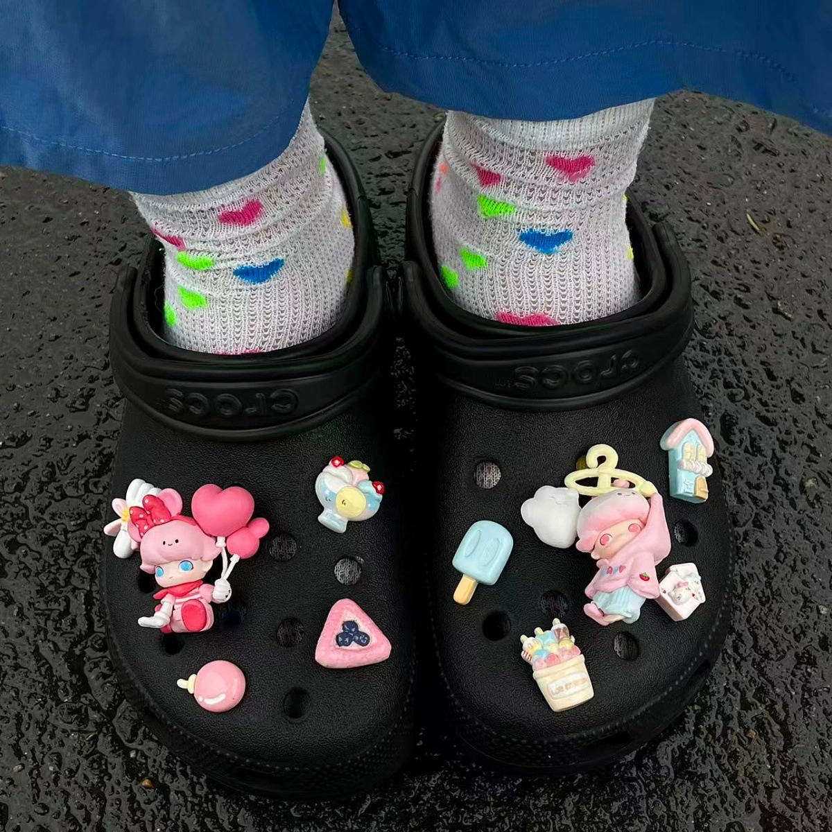 Кроксы, аксессуар, милые обувные пряжки, DIY