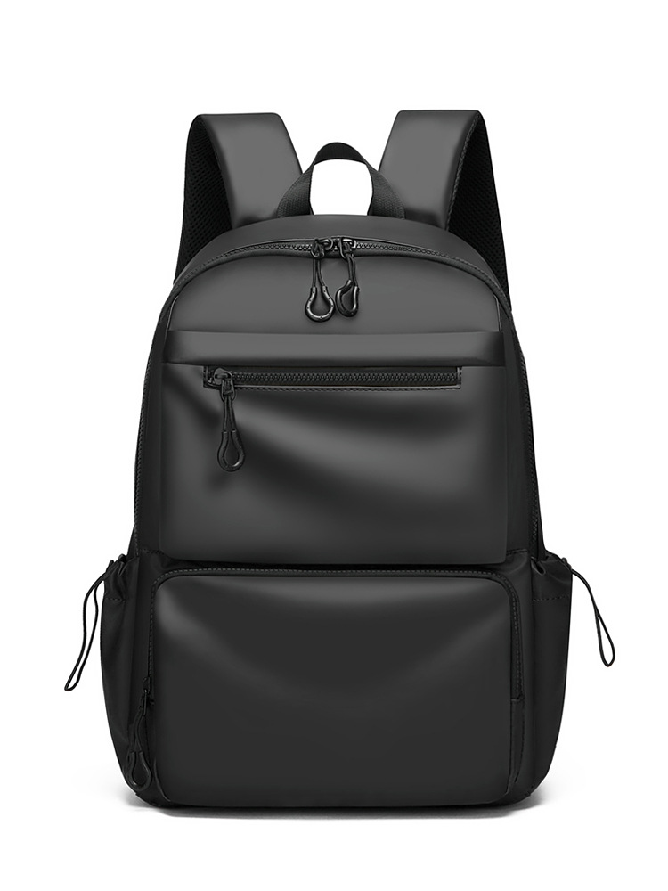 2026 transfronterizos hombre mochila de viaje de ocio doble mochila de tendencia de estudiantes mochila de color sólido mochila al por mayor