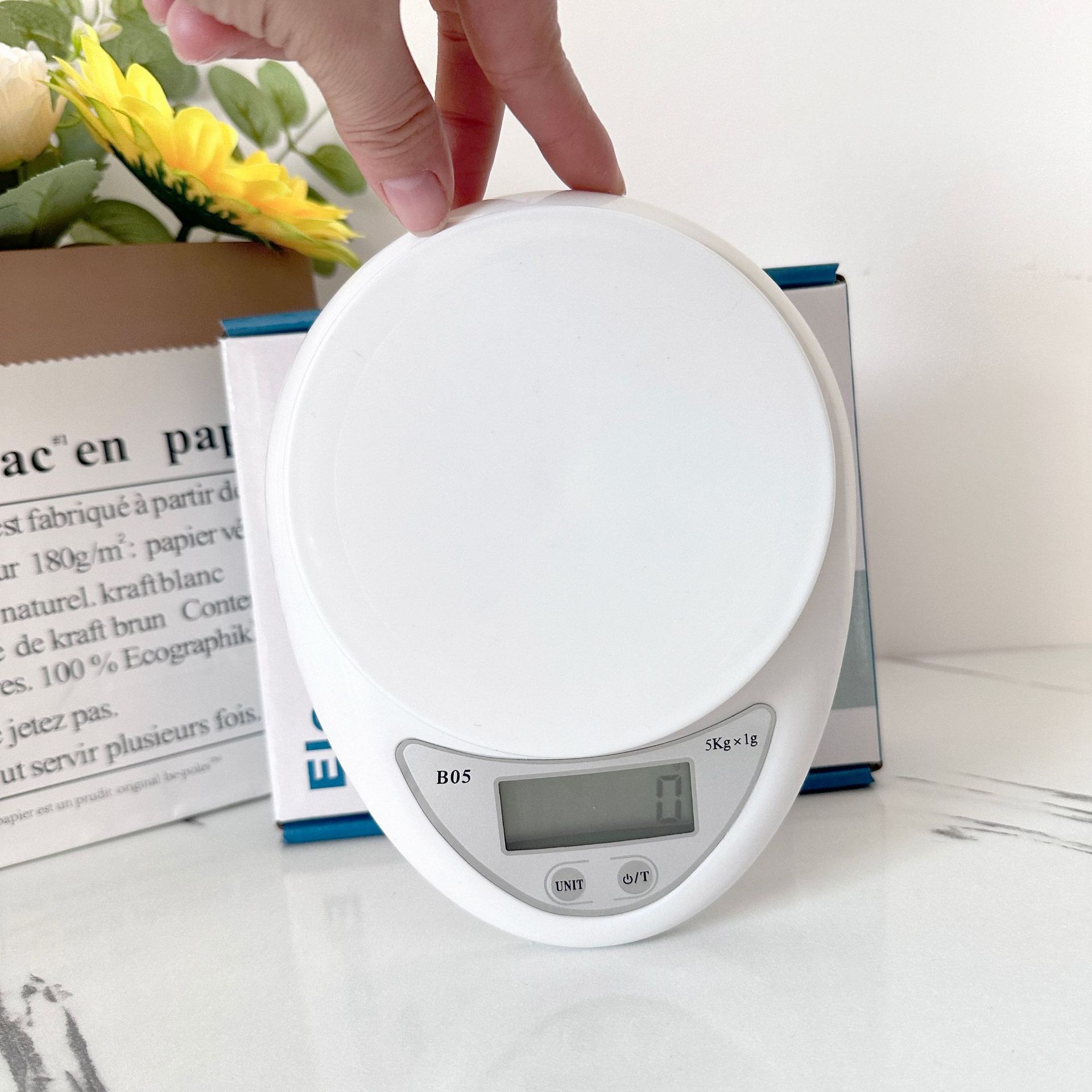 Báscula de cocina especial transfronteriza B05 Báscula electrónica Hogar pequeña escala de gramo Báscula de café Báscula de alimentos Báscula de material medicinal Báscula electrónica