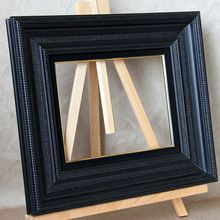 黑色畫框油畫框實木外框20寸a4相框裝飾框素描水彩框相框、畫框實
