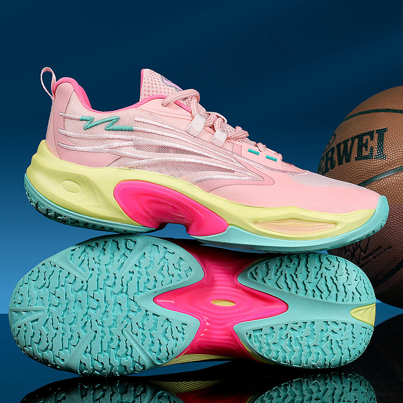 New casual men's professional basketball shoes for youth and students, wear-resistant low-top sports shoes with loud friction sound New casual men's professional basketball shoes for youth and students, wear-resistant low-top sports shoes with loud friction sound