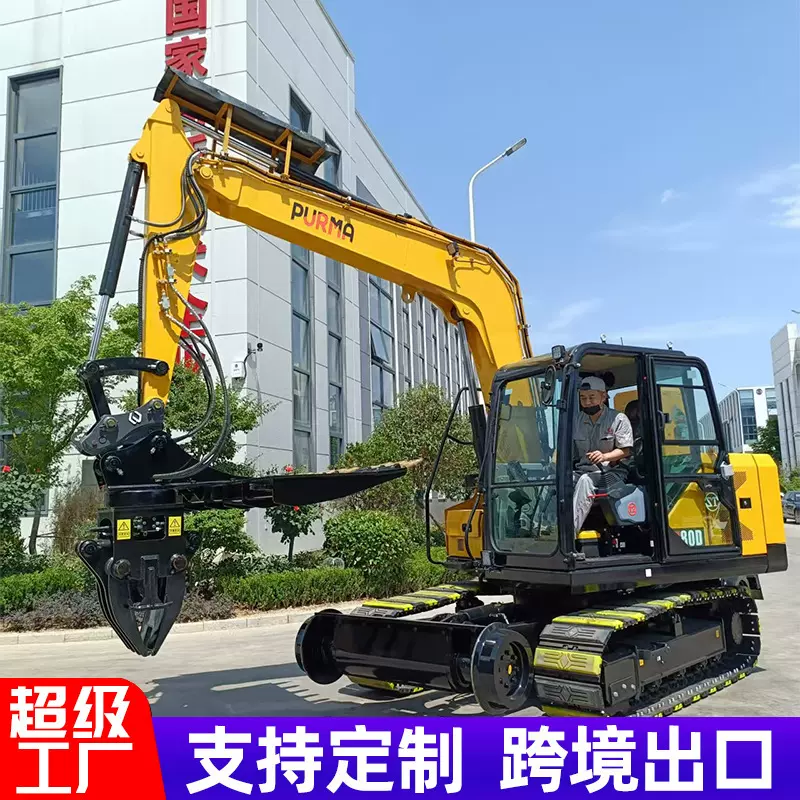 厂家直销液压枕木机铁路铺设枕轨机 隧道建设养护旋转式枕木机