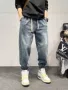 宽松美式男款新款牛仔裤