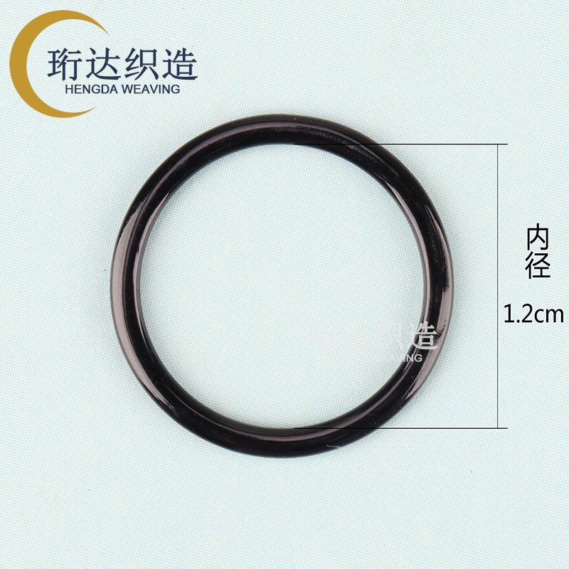 0 hebillas 1,2 cm de Goma interior (negra) / grano