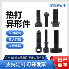 熱間冷間締め付け非標準品、図面に従ってカスタマイズされた高強度ボルト、特殊形状部品、特殊形状ボルト、ナット、非標準ボルト