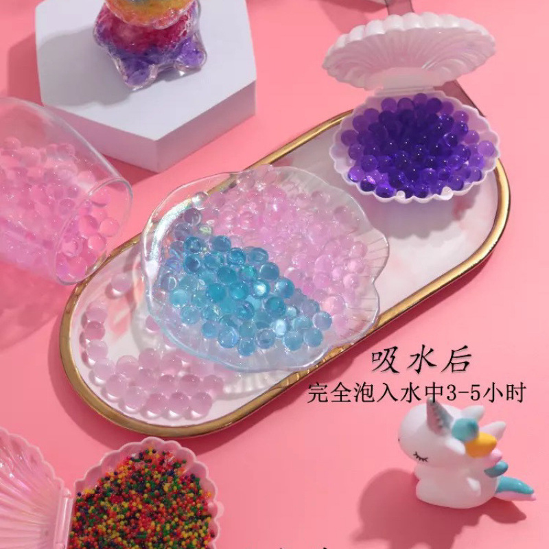 물  실속 도매 스폰지 흡입 구슬 크리스탈 구슬 장난감 원하는 병 크리스탈 바다 거품 구슬 도매 직접 판매