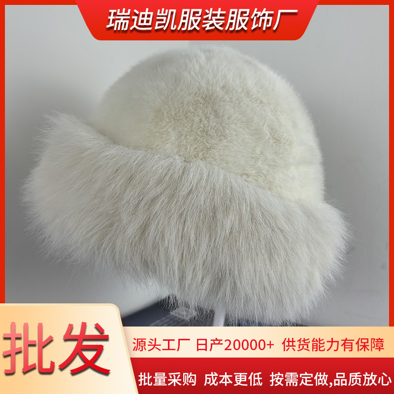 秋冬蒙古帽毛绒帽子保暖防寒百搭东北盆帽2025新款冬季蒙古帽跨境|undefined