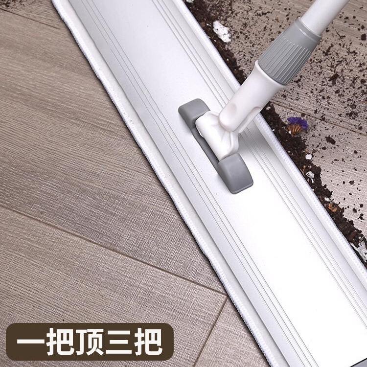 Lazy person's household hands-free large flat mop, commercial extended dust pusher mop cloth Lazy person's household hands-free large flat mop, commercial extended dust pusher mop cloth