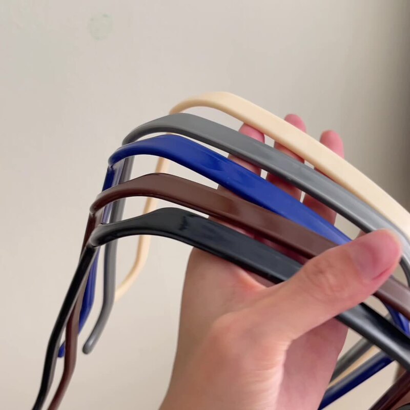 European and American independent station NEW headband square glasses frame decorative headband thick curly hair band hairstyle holder hair accessories
