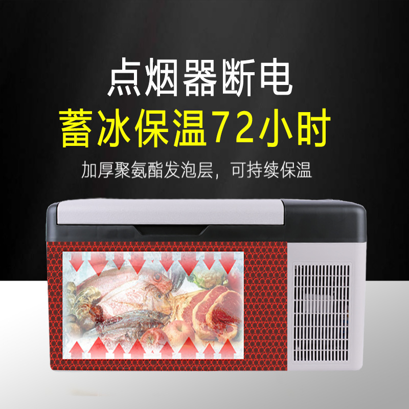 2023 nuevo coche pequeño camión tigre de hielo coche refrigerador compresor coche de doble uso 12v24v220v universal