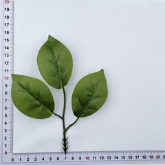 メーカー卸売りシミュレーション緑植シミュレーション春ユーカリ木の葉シルク印刷葉矢印付き三叉ユーカリ木の葉