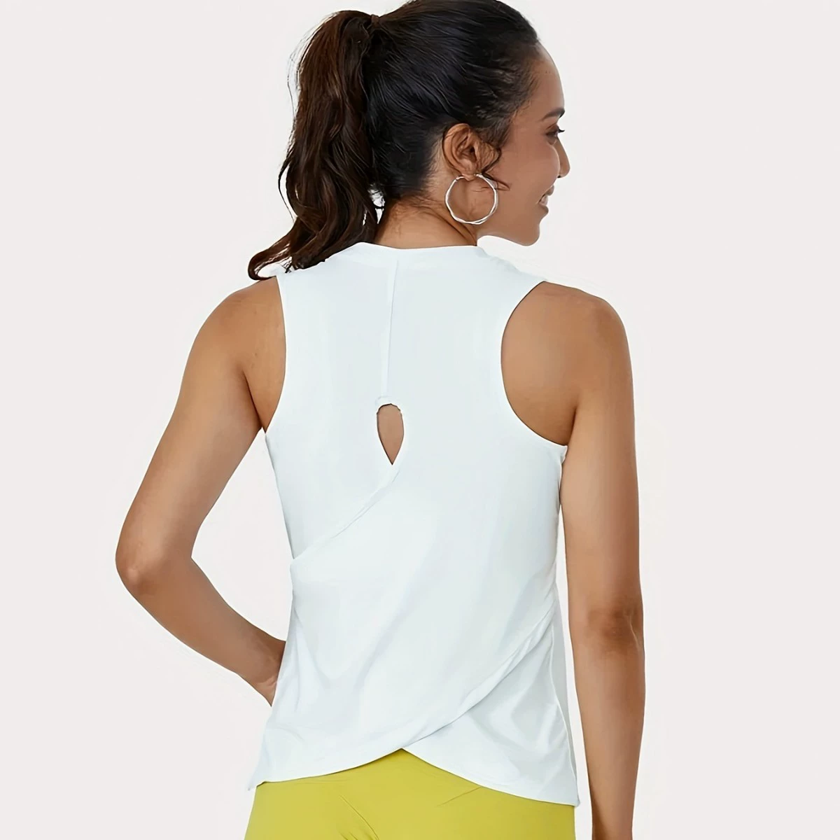 Lulu тот же Nulu Wrap-Back Женский спортивный жилет скрещенные блузки голый фитнес йога топ