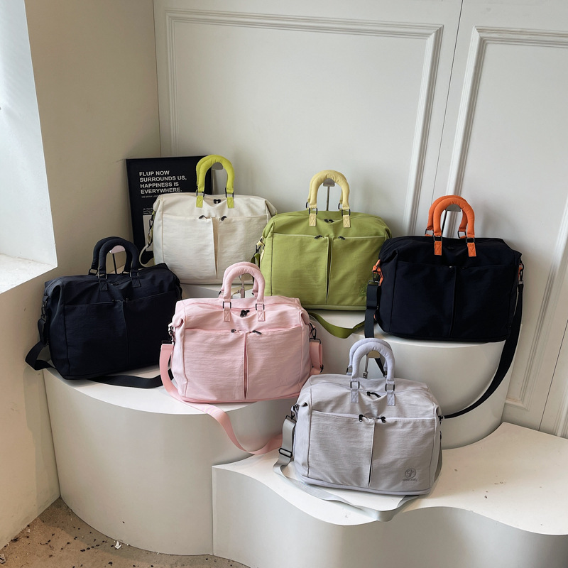 Nuevas bolsas de viaje transfronterizas de gran capacidad, bolsas deportivas expandibles para mujeres, bolsas de acondicionamiento para hombres, bolsas de maleta de embarque