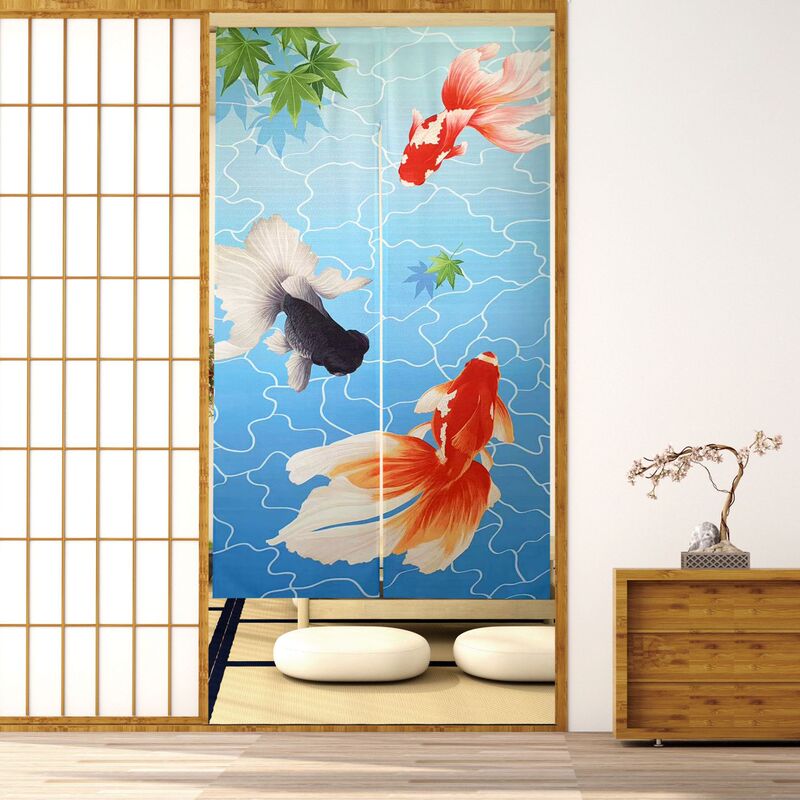 Japanese fabric curtain factory direct large favorably lengthened 1 meter 5 non-perforated telescopic rod simple to use Japanese fabric curtain factory direct large favorably lengthened 1 meter 5 non-perforated telescopic rod simple to use