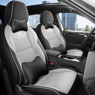 seasons, full coverage, leather, breathable, Modelə uyğun (Original) oturacaq örtükləri - cloud-shadow-gray-deluxe-edition-seven-seats-require-five-seat-covers-full-coverage-for-the-front-row-partial-coverage-for-the-back-row