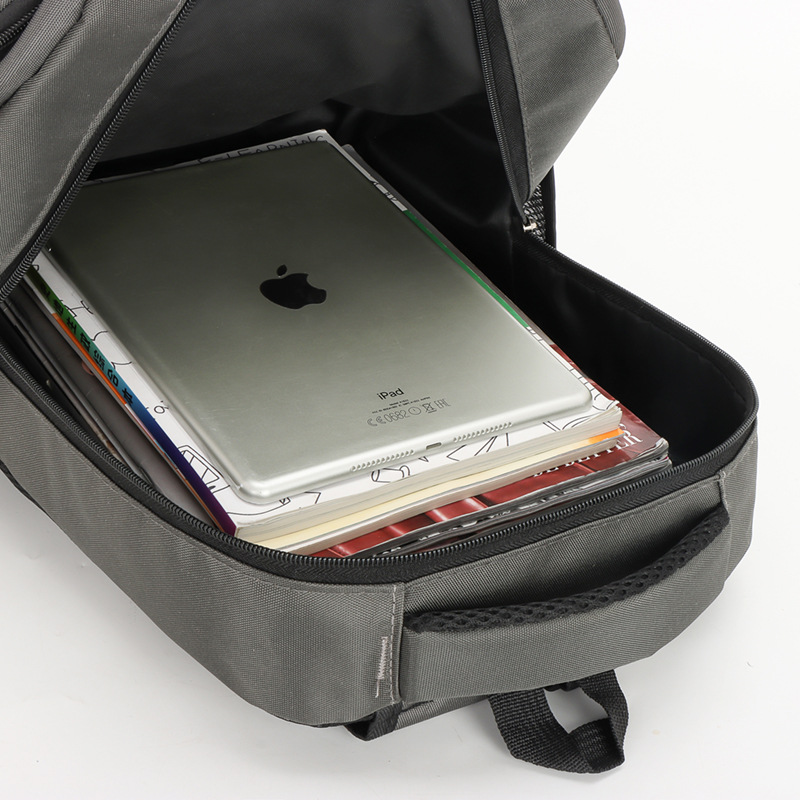 Mochila transfronteriza Mochila de ocio para hombre Bolsa de viaje al aire libre Bolsa de computadora Mochila escolar para estudiantes de secundaria Bolsa de logotipo impresa personalizada