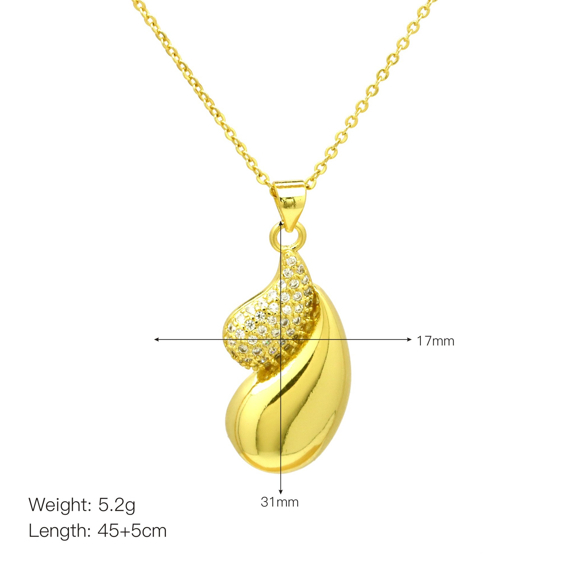 12g Weight Copper Pendant Material Pendant Necklace Classification Copper Chain Material 1 Piece Quantity Daily Occasion Copper Material Heart Shape Pattern Women's Gender Simple Style Style Copper Heart Shape Pendant Necklace 9