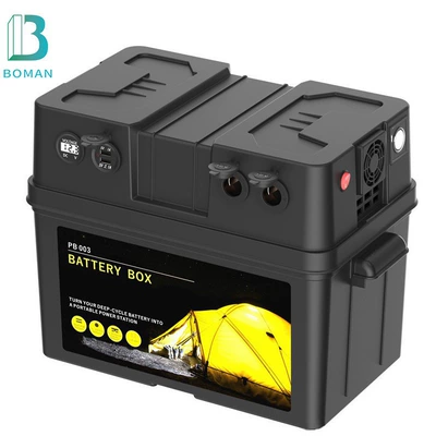 12V çoxfunksiyalı batareya qutusu, portativ enerji saxlama, təcili enerji USB çıxışı