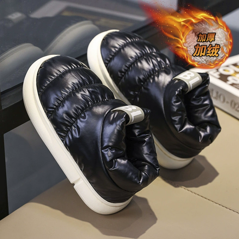 Парные снежные сапоги зимние новые бархатные теплые сумки