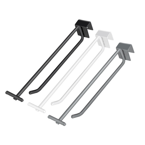 Card square tube double line sign rack hook jewelry shelf hook supermarket snack rack cross beam price tag hardware hook